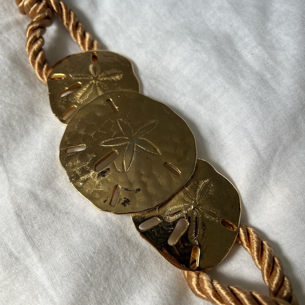 Vintage Sand Dollar Belt